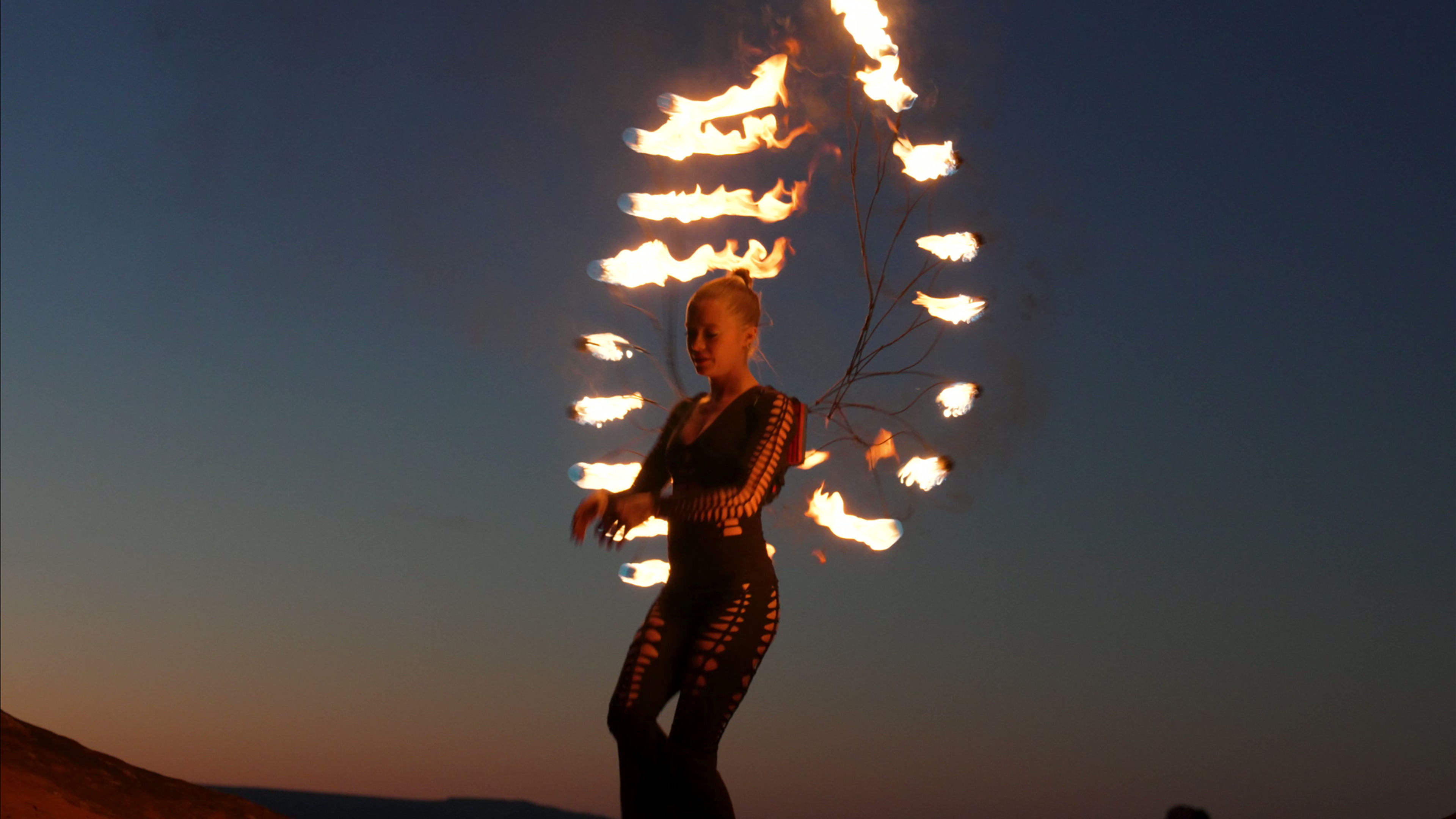 Fire Dancer Amy Inspiral